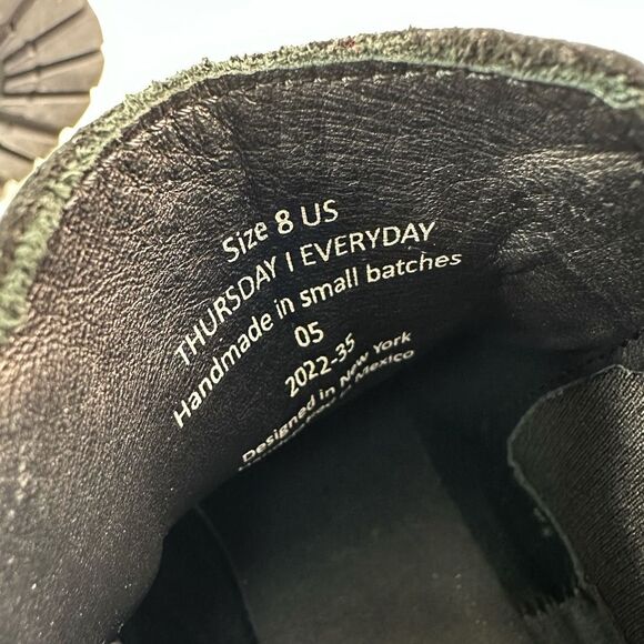 THURSDAY BOOT COMPANY Legend Matte Black Chelsea Boot Size US 8 Ankle Everyday - Picture 11 of 14